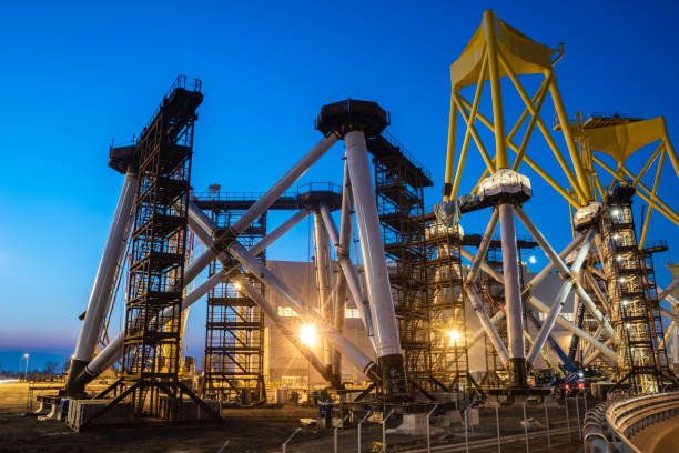 foundations factory for offshore wind farms in Szczecin, Poland